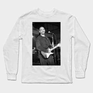 Pat DiNizio Smithereens BW Photograph Long Sleeve T-Shirt